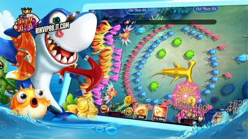 Ưu điểm khi chơi bắn cá Rikvip online